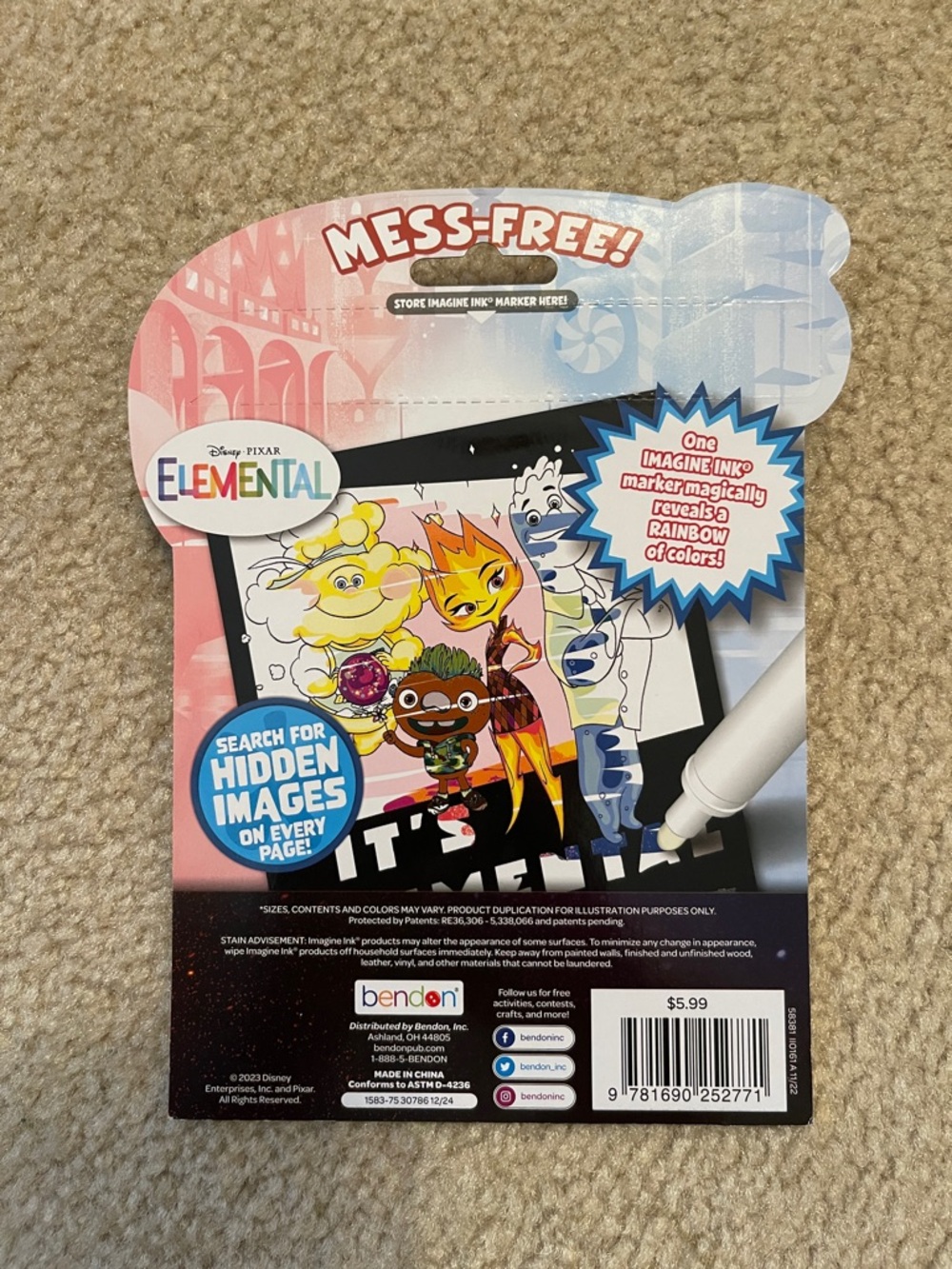 Imagine Ink Mess-Free Marker & Pixar Elemental Magic Ink Pictures - Picture 2 of 2
